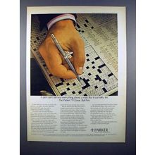 1972 Parker 75 Pen Ad - Can't Tell You Everything!
