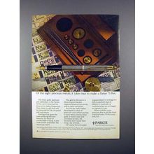 1972 Parker 75 Pen Ad - Eight Precious metals