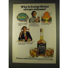 1976 George Dickel Whisky Ad - Always Welcome