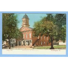 CT Southington Town Hall View of Old Town Hall Building w/Other Old Buildi~673