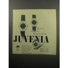 1951 Juvenia Mystere and Mystere Petite Watches Advertisement