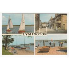 Multiview of Lymington Postcard Hampshire 0504