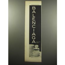 1955 Balenciaga Perfume Advertisement