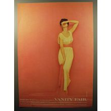 1960 Vanity Fair Lingerie Ad - photo by Richard Avedon - Grecian gown