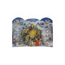 ADV557 - Sellmer Advent - 3-Dimensional Manger Scene - 10.5"H x 14.5"W x 3"D