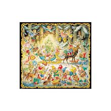 10422 - Korsch Advent Calendar - Vintage 1954-1958 Design 11.75" Square Ange...