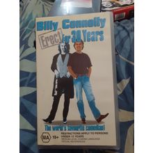vhs video cassette tape billy connolly erect for 30 years