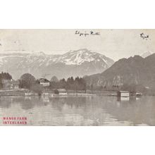 Manor Farm Interlaken Switzerland Old WW1 Postcard