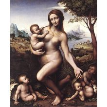 Leonardo_da_Vinci_Leda_1530 Art Gallery Poster Canvas Print Wall Decoration A0 A