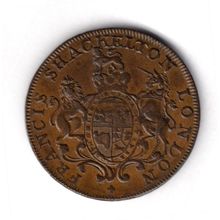 Great Britain. Shackleton Mould & Store Candles Halfpenny 1794. dy16234