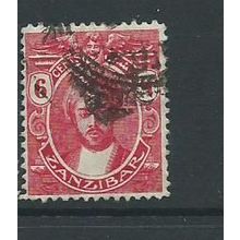 zanzibar stamps.a 1914 watermark multiple ca sg263 sg 263 used