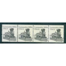 1897A 2c Locomotive Fine MNH Dry Gum CNP+2 Left 4 W0466