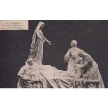 Consolatrix Alfictorum Lourdes France Antique Sculpture Statue Postcard