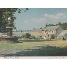 Dufton Village Green Cumbria Postcard