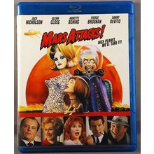 Mars Attacks Blu-Ray Jack Nicholson Annette Benning Danny Devito Glenn Close