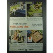 1948 General Electric Automatic Blankets Ad - Enthusiastically Okayed