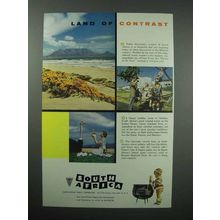 1956 South Africa Tourism Ad - Contrast