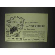 1959 The Yorkshire Insurance Ad - Dorsetshire