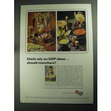 1968 UOP Universal Oil Products Ad - Chefs Rely On