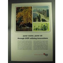 1968 UOP Universal Oil Products Ad - Purer Water
