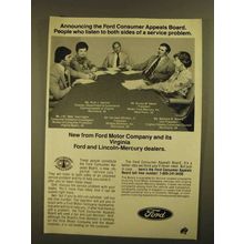 1979 Ford Consumer Appeals Board Ad - People Who Listen