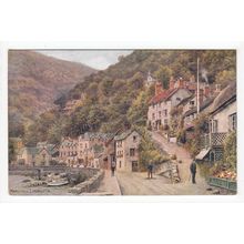 Mars Hill Lynmouth Devon A R Quinton Art Postcard 2090