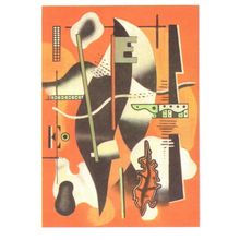 Fernand Leger Nature Morte A La Pipe Painting Postcard