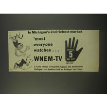 1956 WNEM-TV Station Advertisement - In Michigan's 2nd richest market