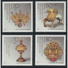 Berlin Precious Metal Work 4v 1988 MNH SG#B812-B815
