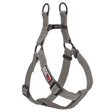Flat Nylon Harness W3/8 L11"-16" Gray XS