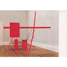 Anthony Caro Early One Morning Painted Steel Sculpture Postcard