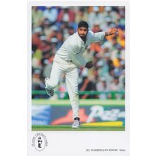 Harbhajan Singh India TCCB Classic Cricket Photo Postcard