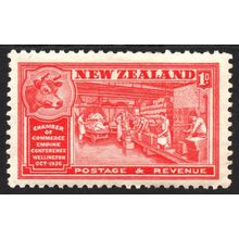 NEW ZEALAND 1936: CHAMBER OF COMMERCE EMPIRE CONFERENCE - 1d MH (G2)