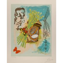 Salvador Dali (1904-1989). The Overseer, from Ivanhoe, 1978. Poster Canvas Movie