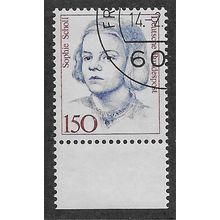 GER 1986 150pf 'FAMOUS WOMEN -SOPHIE SCHOLL' FINE USED (EBID69-429)