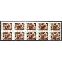 2427a 25c Madonna and Child Fine MNH Pane/10 L00341 (5)