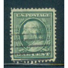 Used 374 1c Benjamin Franklin Fine Plus A08733