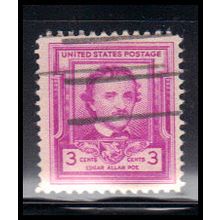 Used 986 3c Edgar Allan Poe Fine KA8719