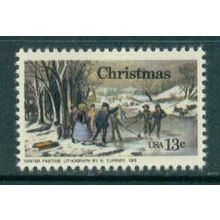 1703 13c Winter Scene Fine MNH MA0658
