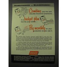 1959 America Fore Insurance Ad - Homeowners