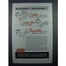 1959 America Fore Insurance Ad