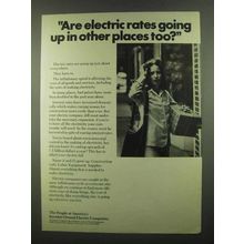 1974 America's Investor-Owned Electric Companies Ad - Rates