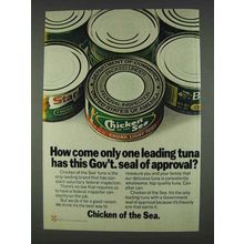 1978 Chicken of the Sea Tuna Ad - Seal of Approval