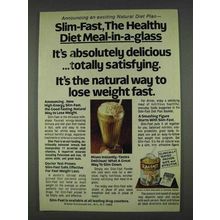 1978 Slim-Fast Diet Meal Ad - Healthy Meal-in-a-Glass