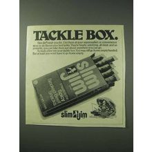 1978 Slim Jim Meat Snacks Ad - Tackle Box