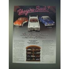 1989 Franklin Mint Precision Models Ad - '57 Corvette, '59 Cadillac