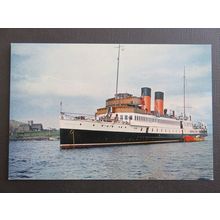 R.M.S. King George off Iona Postcard