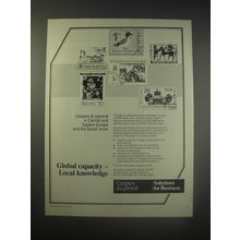 1990 Coopers & Lybrand Ad - Global capacity - local knowledge