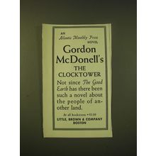 1951 Little, Brown & Company Ad - Gordon McDonnell's The Clocktower