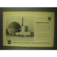 1958 London and Lancashire Insurance Ad - Designed for its job